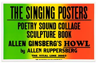 RUPPERSBERG, ALLEN. The Singing Posters: Allen Ginsbergs Howl.